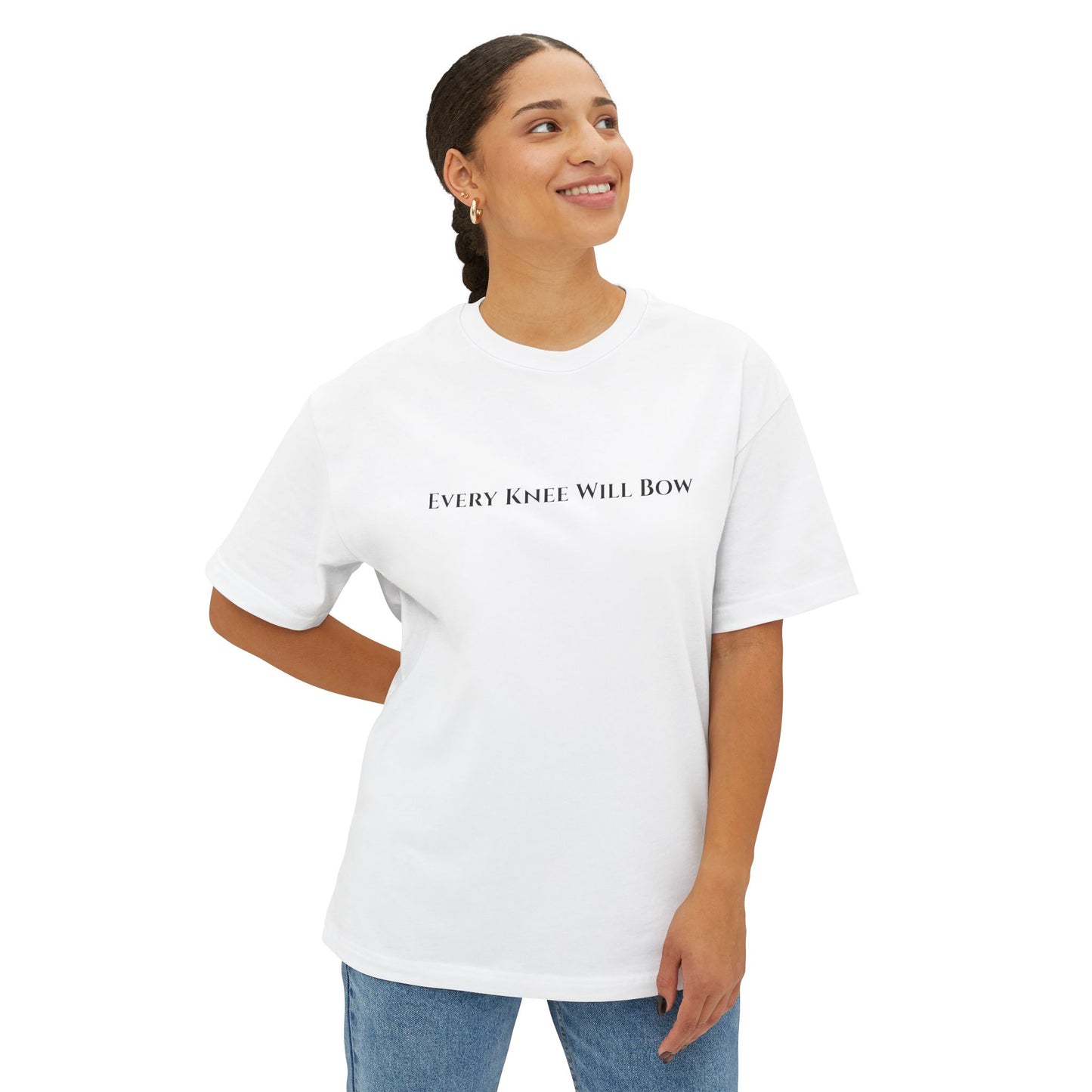 Every Knee Will Bow - Oversized T-Shirt