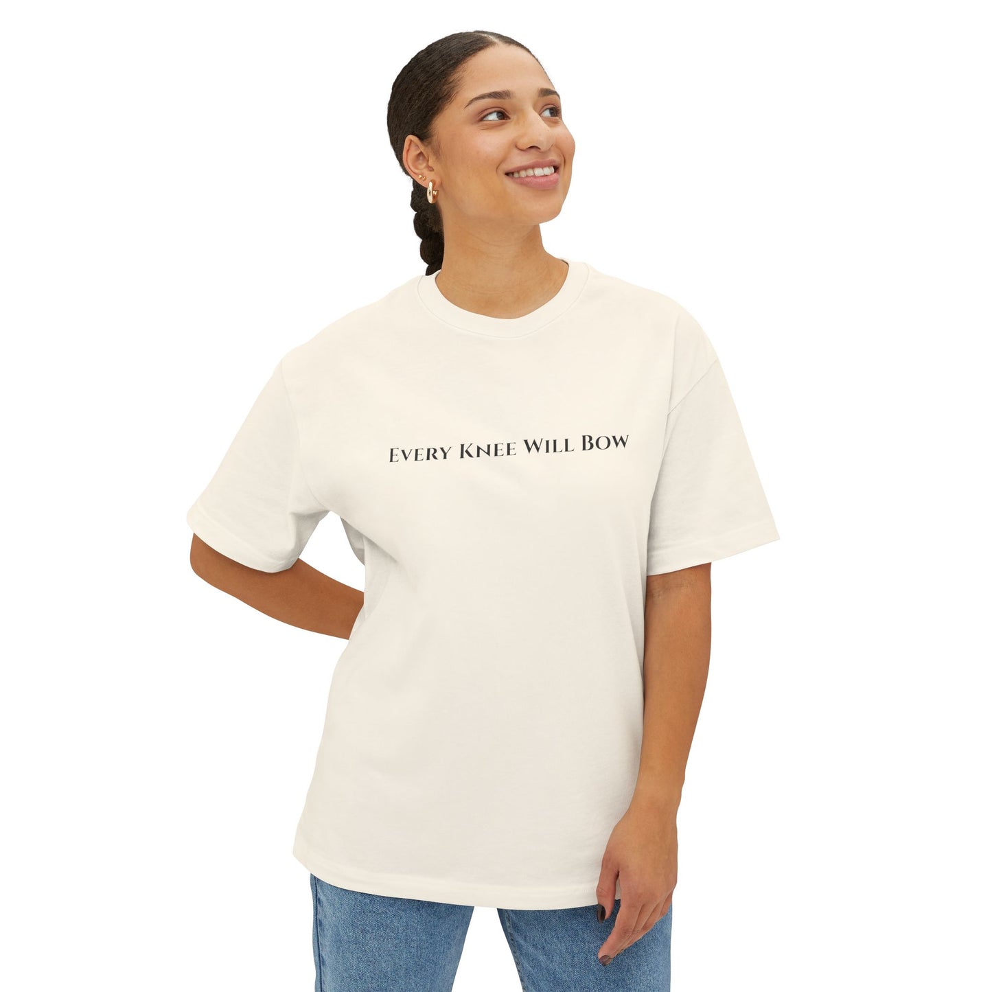 Every Knee Will Bow - Oversized T-Shirt